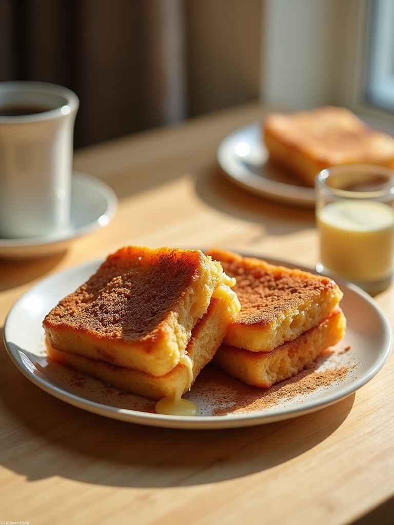 Rabanada de Forno com Leite Condensado