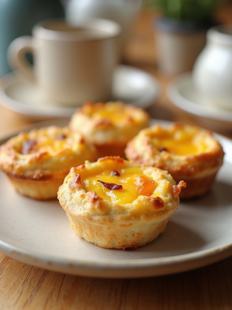 Quiche de Queijo e Cebola (mini)